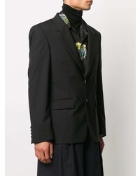 Мужской черный пиджак от MSGM