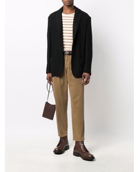 Мужской черный пиджак от Agnona