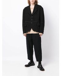Мужской черный пиджак от Ziggy Chen