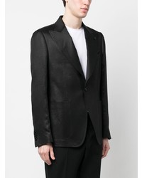Мужской черный пиджак от Lardini