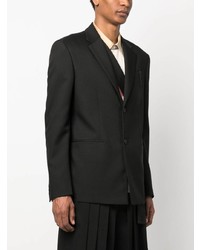 Мужской черный пиджак от Off-White