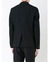 Мужской черный пиджак от Hl Heddie Lovu