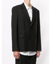 Мужской черный пиджак от Wooyoungmi