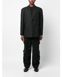 Мужской черный пиджак от Ambush
