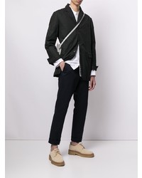 Мужской черный пиджак от Casey Casey