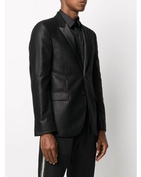 Мужской черный пиджак от Dondup