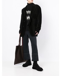 Мужской черный пиджак от Yohji Yamamoto