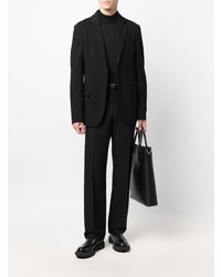 Мужской черный пиджак от Dondup