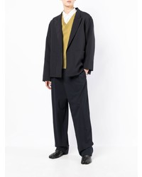 Мужской черный пиджак от Yoshiokubo