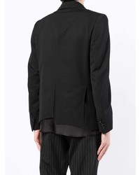 Мужской черный пиджак от Sulvam