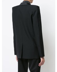 Женский черный пиджак от Saint Laurent