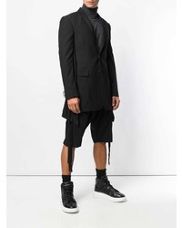 Мужской черный пиджак от D.GNAK