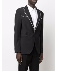 Мужской черный пиджак от Philipp Plein