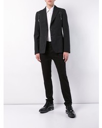 Мужской черный пиджак от Moschino