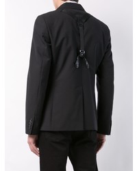 Мужской черный пиджак от Moschino