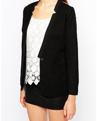 Женский черный пиджак от Aryn K