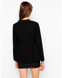 Женский черный пиджак от Aryn K