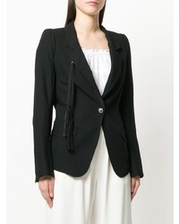 Женский черный пиджак от Ann Demeulemeester