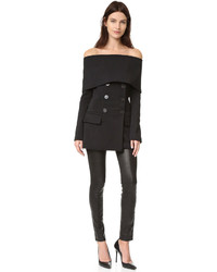 Женский черный пиджак от Yigal Azrouel