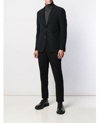 Мужской черный пиджак от Dell'oglio