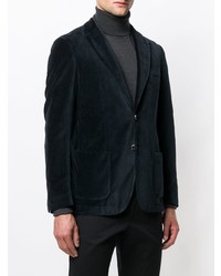 Мужской черный пиджак от Dell'oglio