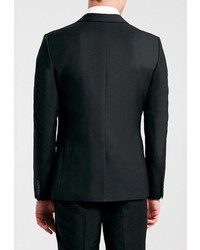 Мужской черный пиджак от Topman