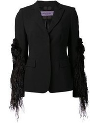 Женский черный пиджак от Ungaro