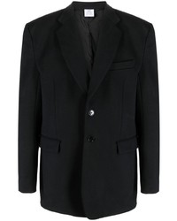 Мужской черный пиджак от Vetements