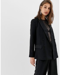 Женский черный пиджак от Warehouse