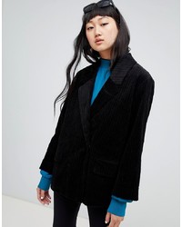 Женский черный пиджак от Weekday