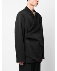 Мужской черный пиджак от Martine Rose