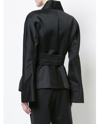 Женский черный пиджак от Josie Natori