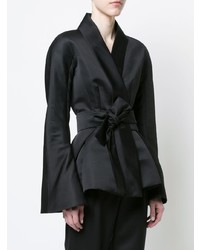 Женский черный пиджак от Josie Natori