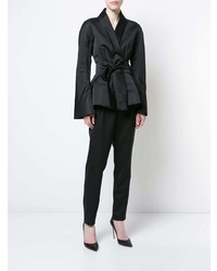Женский черный пиджак от Josie Natori