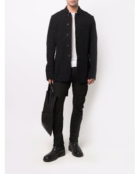 Мужской черный пиджак от Masnada