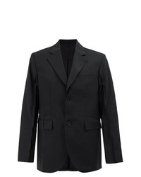 Мужской черный пиджак от Yang Li