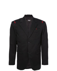 Мужской черный пиджак от Yang Li