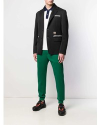 Мужской черный пиджак от Prada