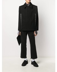 Мужской черный пиджак от Raf Simons