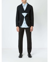 Мужской черный пиджак от Yang Li