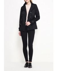 Женский черный плащ от B.Style