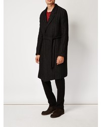 Мужской черный плащ от Ann Demeulemeester