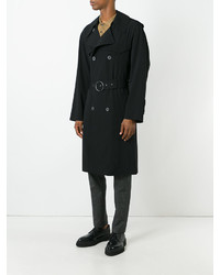 Мужской черный плащ от Lanvin