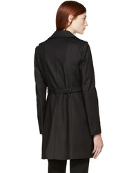 Женский черный плащ от Versus