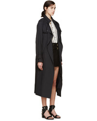 Женский черный плащ от Isabel Marant