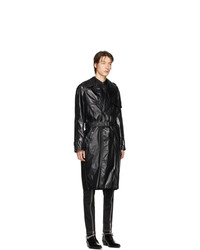 Мужской черный плащ от Nomenklatura Studio