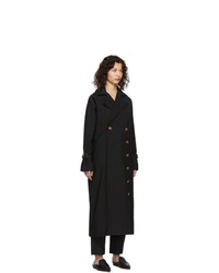 Женский черный плащ от Totême