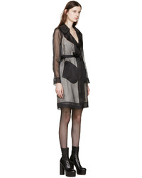 Женский черный плащ от Maison Margiela