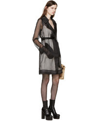 Женский черный плащ от Maison Margiela