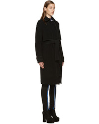 Женский черный плащ от Carven